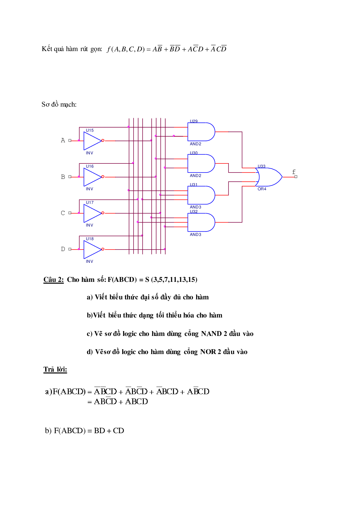 Ngân hàng bài tập Kiến trúc máy tính (có lời giải) hay, chi tiết nhất (trang 6)