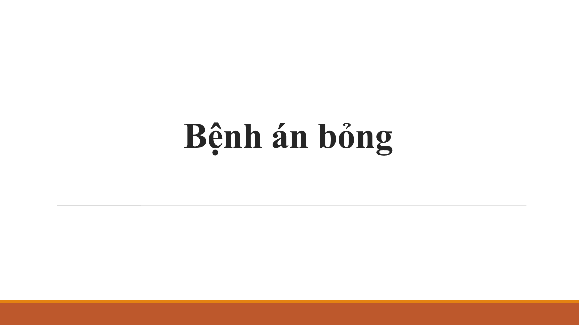 Bệnh án Bỏng | PDF (trang 1)