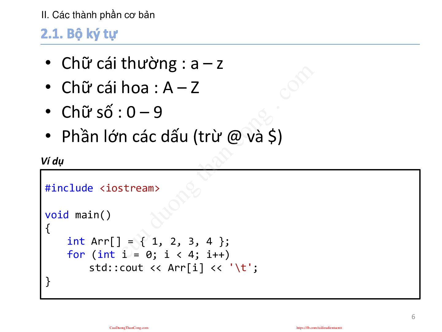 Bài giảng PPT (Power Point) học phần Ngôn ngữ lập trình | SLIDE | Đại học Bách Khoa Hà Nội (trang 6)