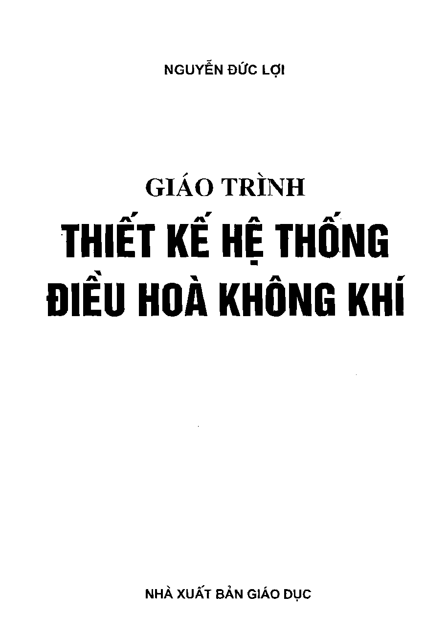 Giáo trình môn Hệ thống điều hoà không khí | Đại học Bách Khoa Hà Nội (trang 3)