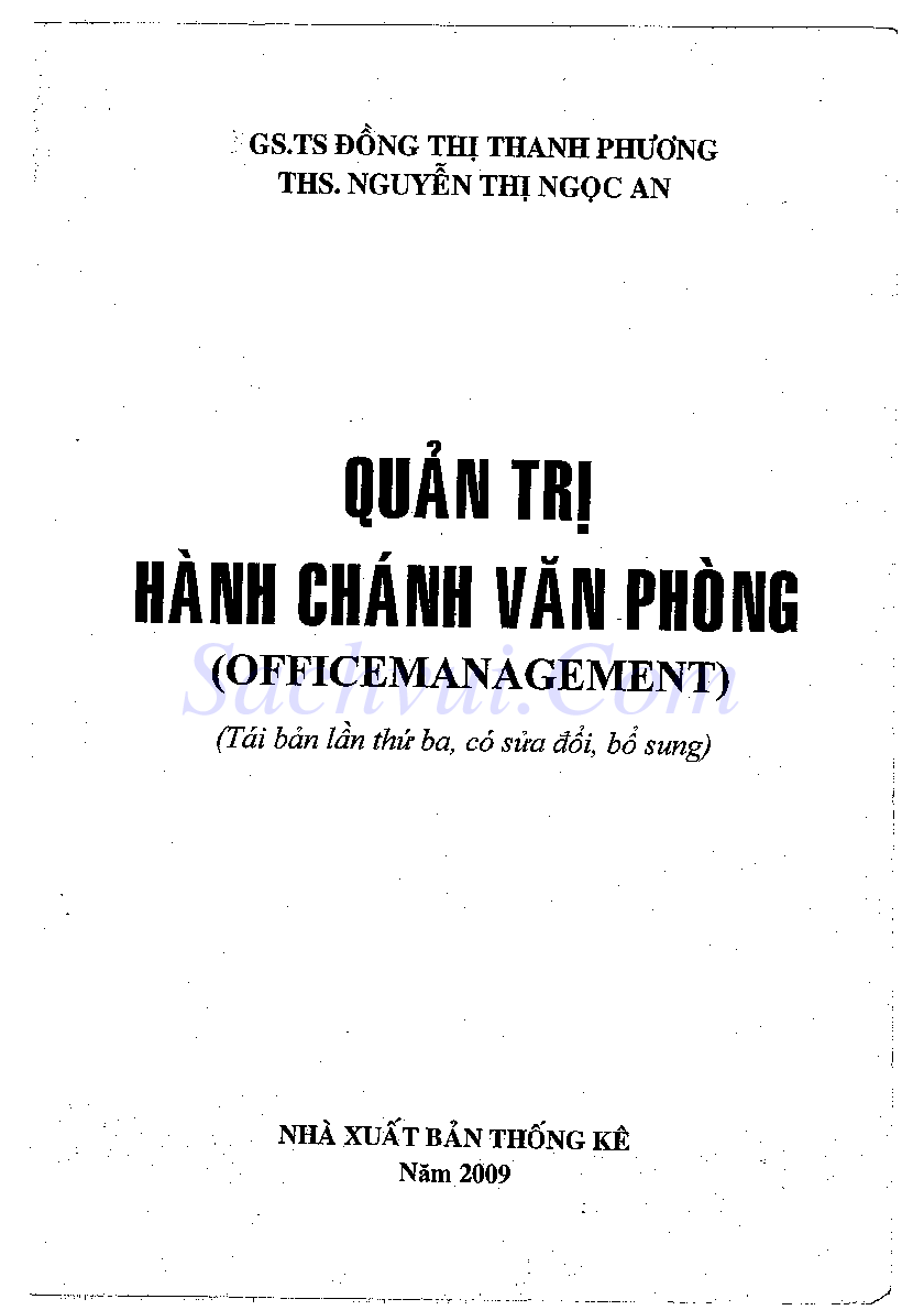 Giáo trình môn Quản trị hành chính văn phòng | Đại học Tài Chính - Marketing (trang 2)