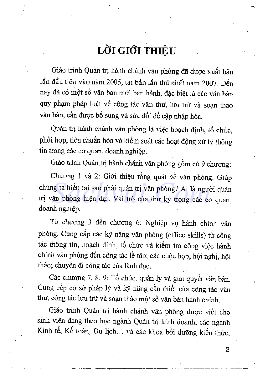 Giáo trình môn Quản trị hành chính văn phòng | Đại học Tài Chính - Marketing (trang 4)