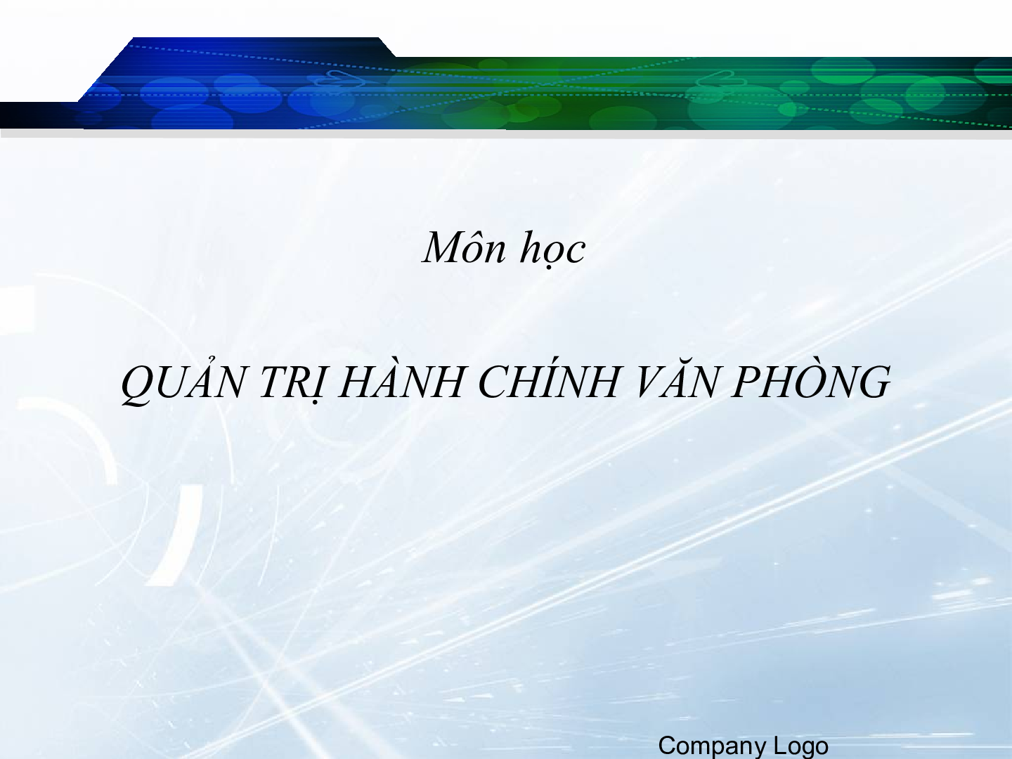 Bài giảng PPT (Power Point) học phần Quản trị hành chính văn phòng | SLIDE | Đại học Khoa Học Xã Hội và Nhân Văn (trang 1)