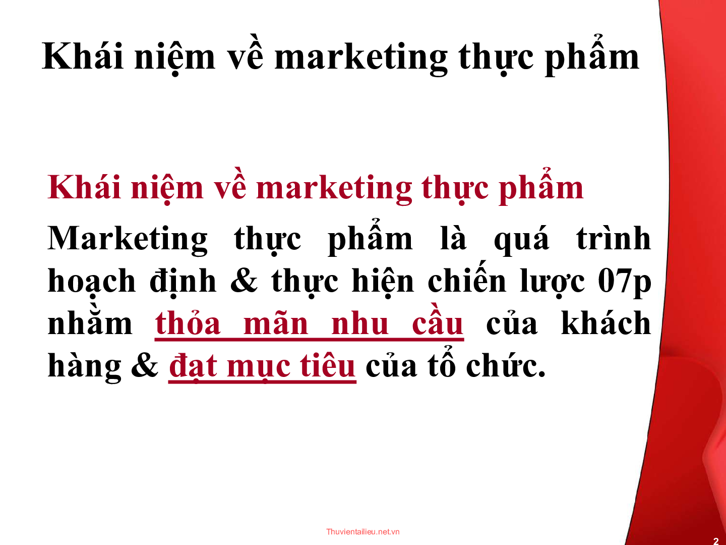 Giáo trình môn Marketing thực phẩm | Đại học Khoa học tự nhiên (trang 2)