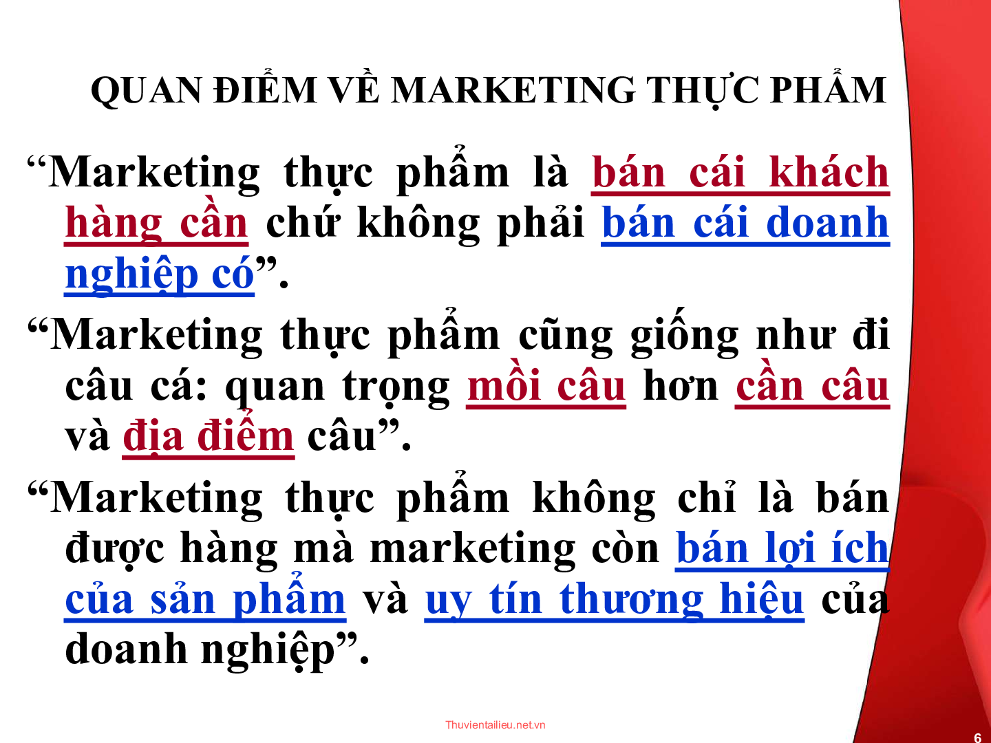 Giáo trình môn Marketing thực phẩm | Đại học Khoa học tự nhiên (trang 6)