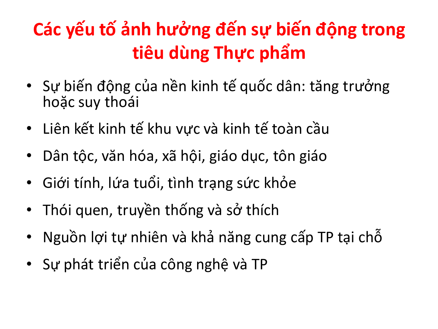 Bài giảng PPT (Power Point) học phần Marketing thực phẩm | SLIDE | Đại học Khoa học tự nhiên (trang 5)