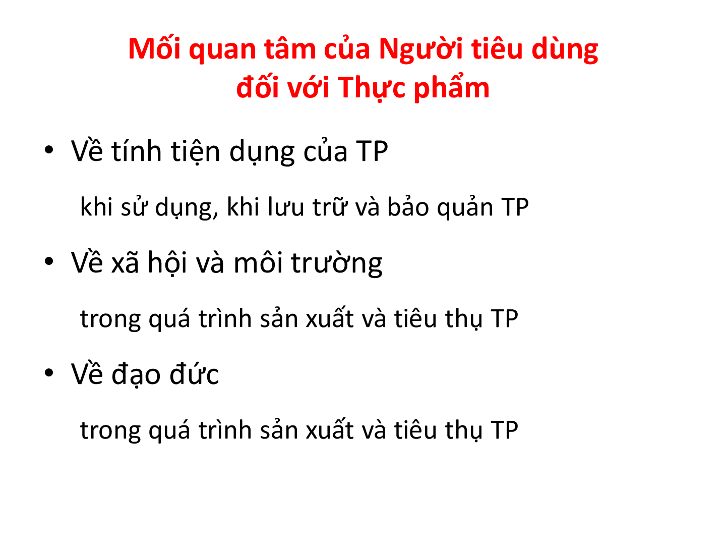 Bài giảng PPT (Power Point) học phần Marketing thực phẩm | SLIDE | Đại học Khoa học tự nhiên (trang 7)