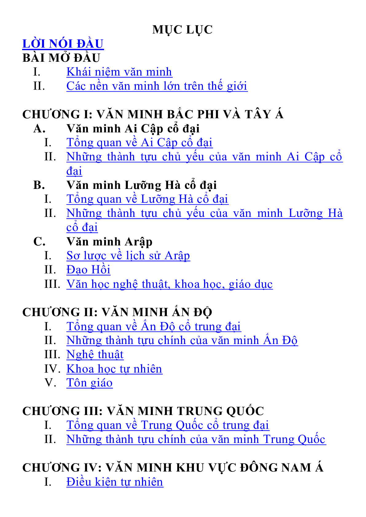 Giáo trình môn Lịch sử văn minh thế giới | Đại học Sư Phạm Hà Nội (trang 3)