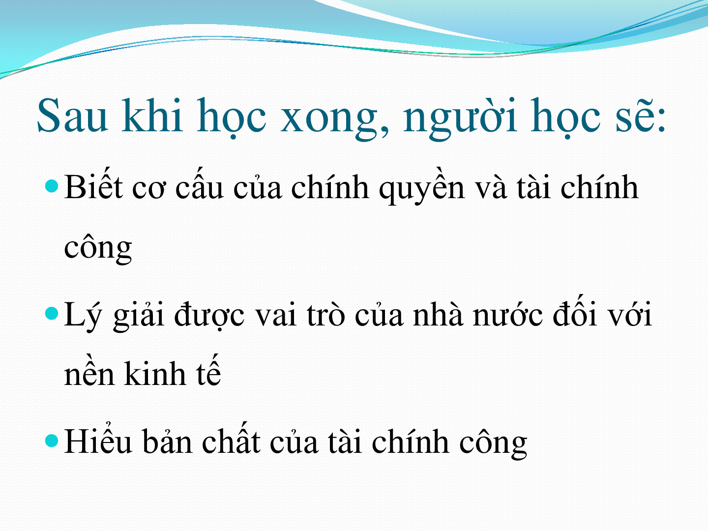 Bài giảng PPT (Power Point) học phần Tài chính công | SLIDE | Học Viện Tài Chính (trang 2)