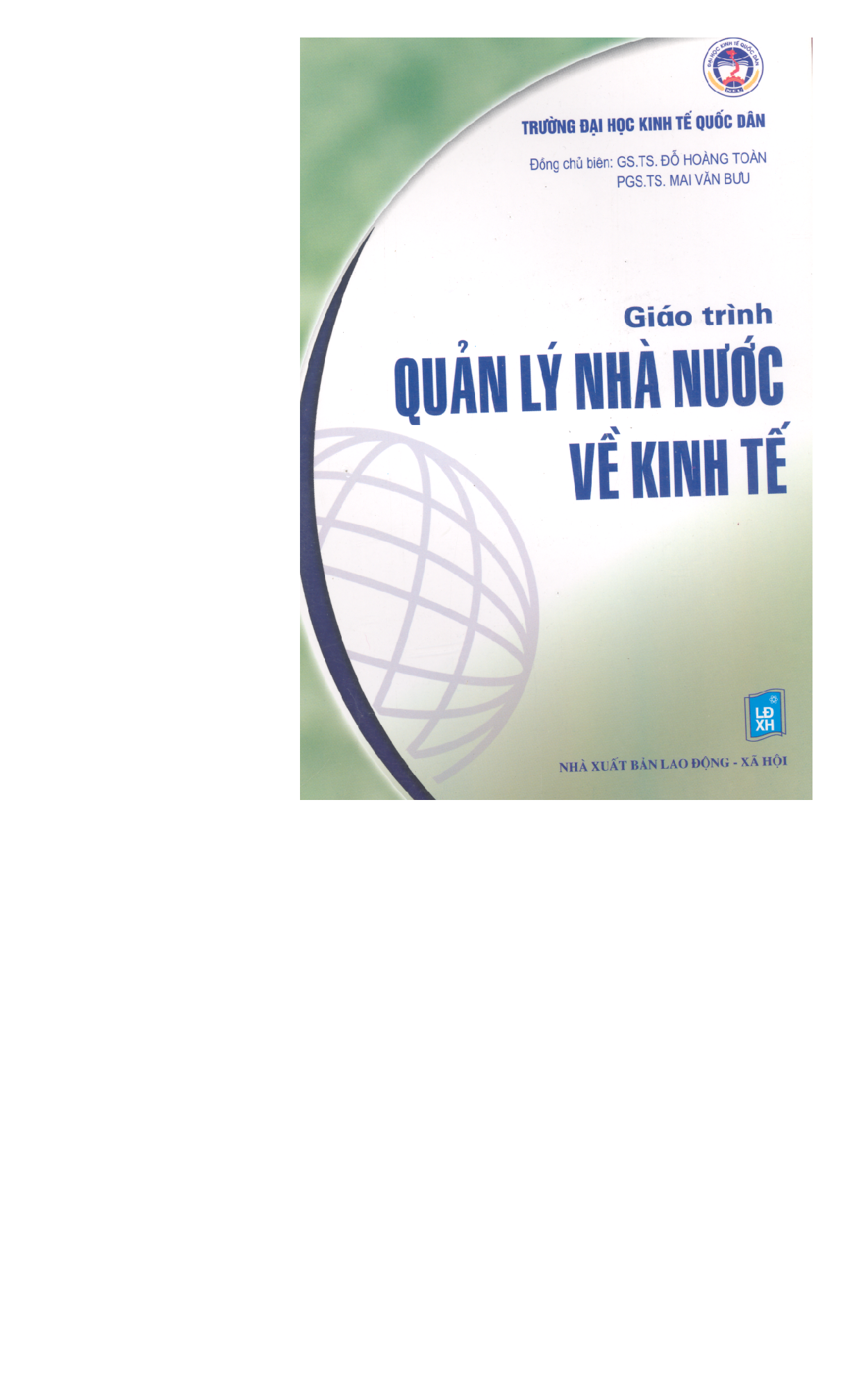 Giáo trình môn Quản lý nhà nước về kinh tế | Đại học Nông Lâm (trang 1)