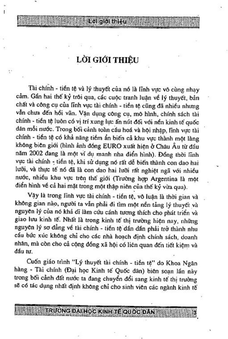 Giáo trình môn Tài chính tiền tệ | Đại học Kinh Tế Quốc Dân (trang 2)