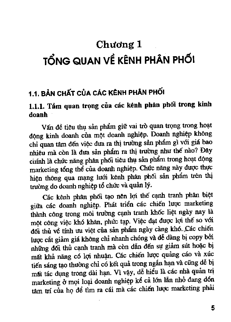 Giáo trình Quản trị kênh phân phối | NEU - Trường Đại học Kinh tế Quốc dân (trang 5)