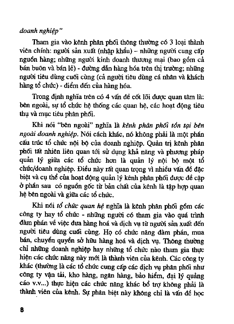 Giáo trình Quản trị kênh phân phối | NEU - Trường Đại học Kinh tế Quốc dân (trang 8)