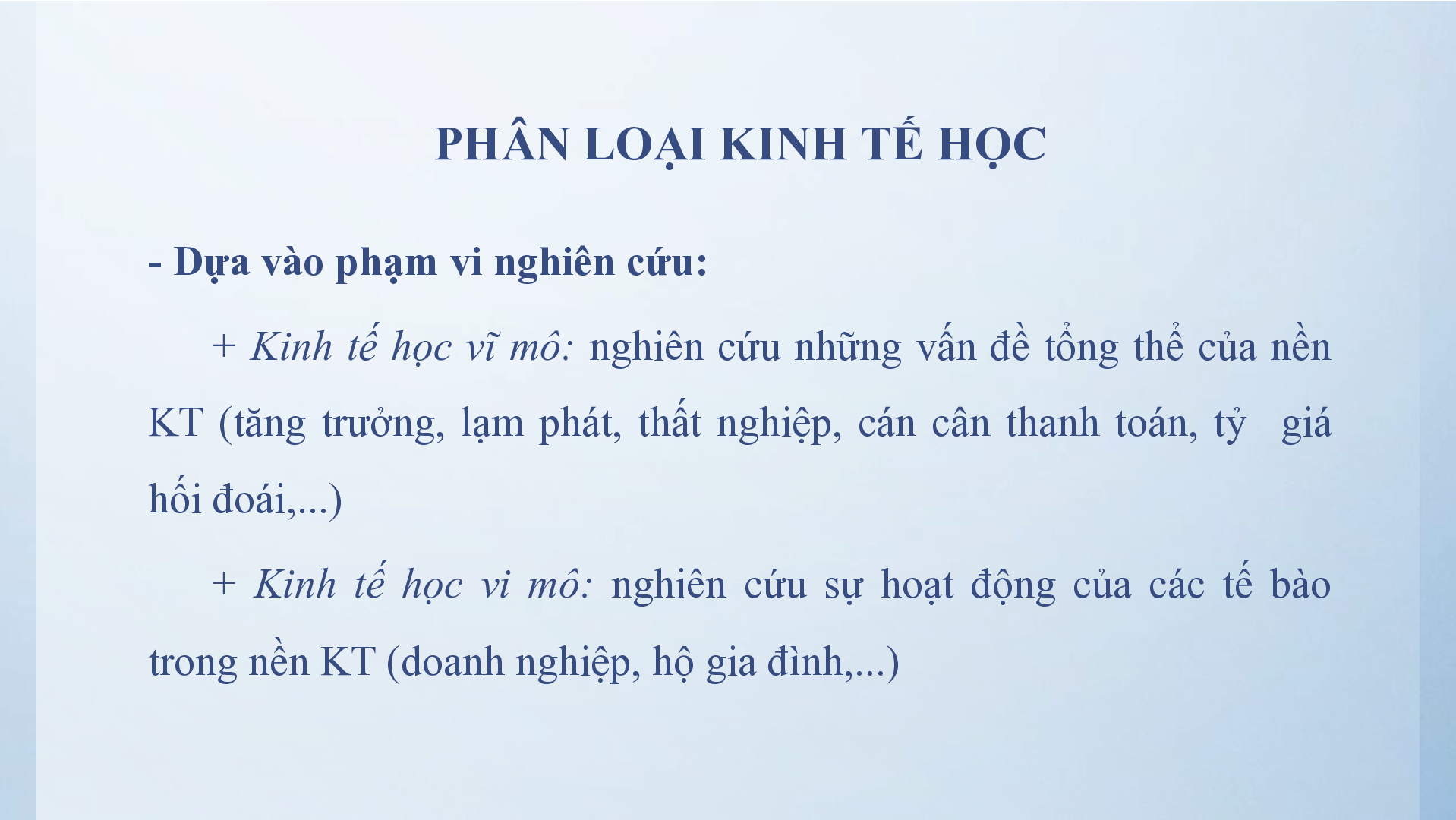 Bài giảng PPT (Power Point) học phần Kinh tế vĩ mô | SLIDE | Đại học Kinh tế quốc dân (trang 6)