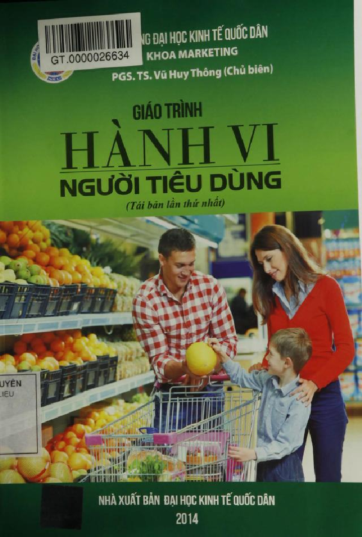 Giáo trình môn Hành vi người tiêu dùng | Đại học Kinh tế quốc dân (trang 1)