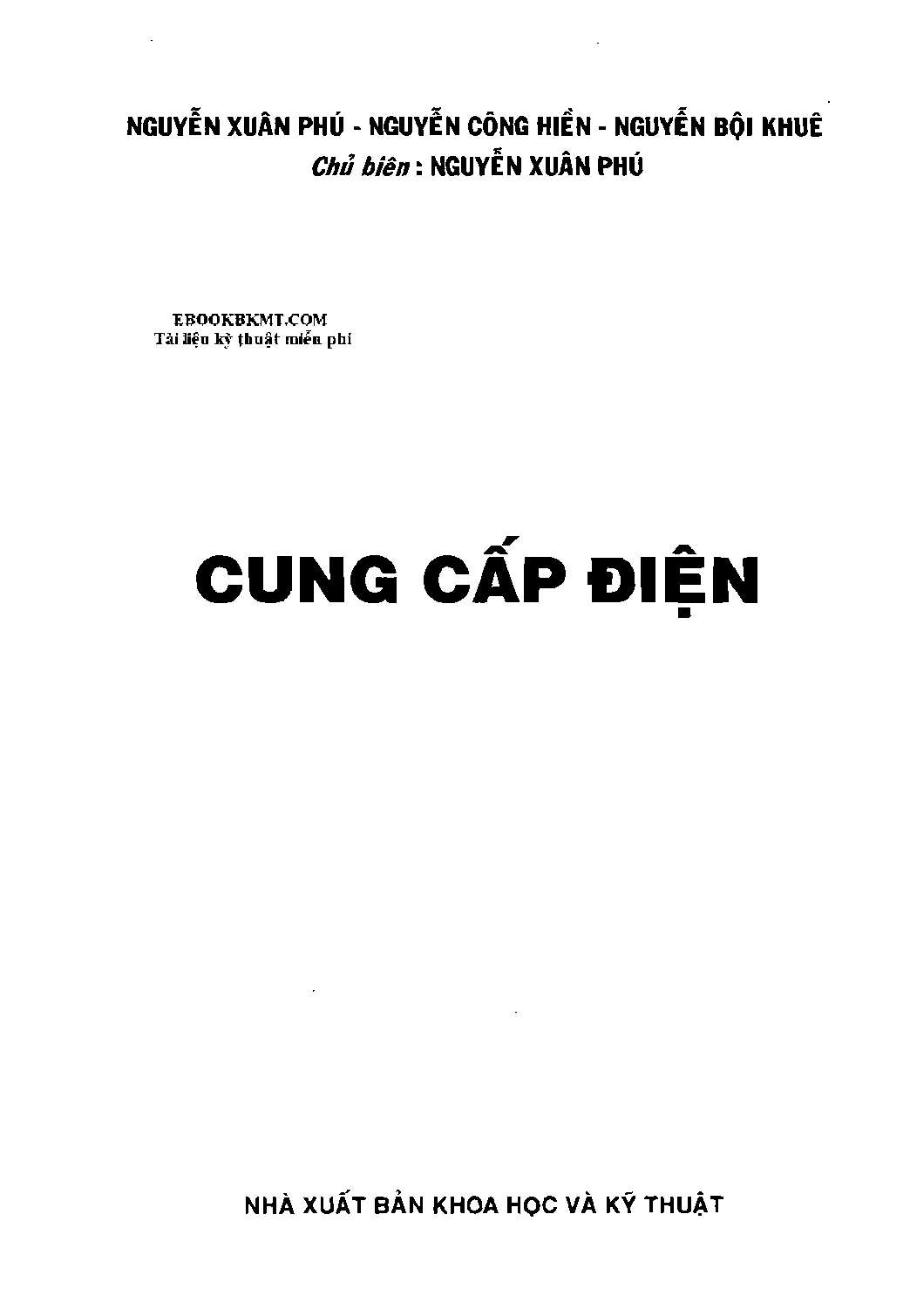 Giáo trình môn Cung cấp điện | Đại học Bách Khoa Hà Nội (trang 2)