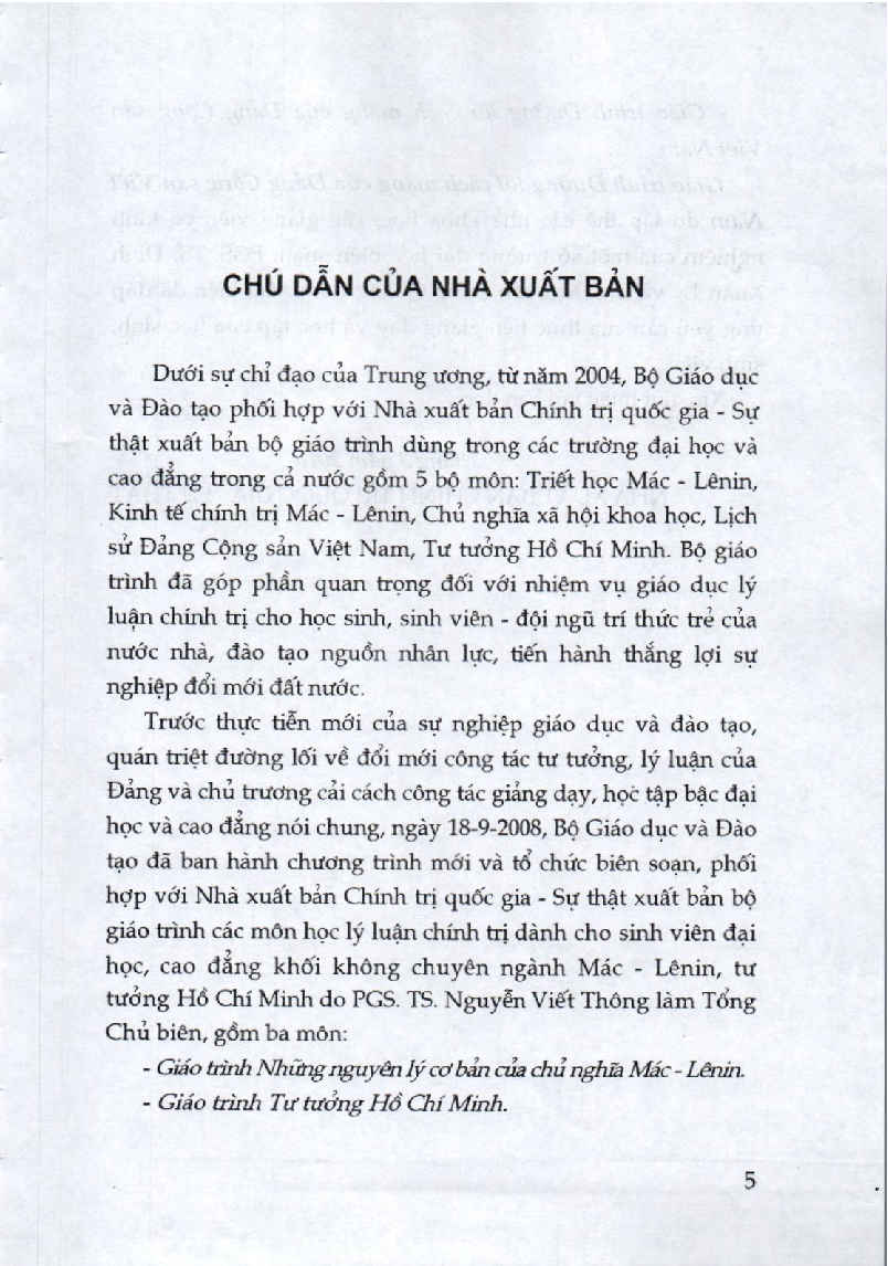 Giáo trình môn Đường lối cách mạng của Đảng Cộng Sản Việt Nam | Đại học Kinh tế quốc dân (trang 6)