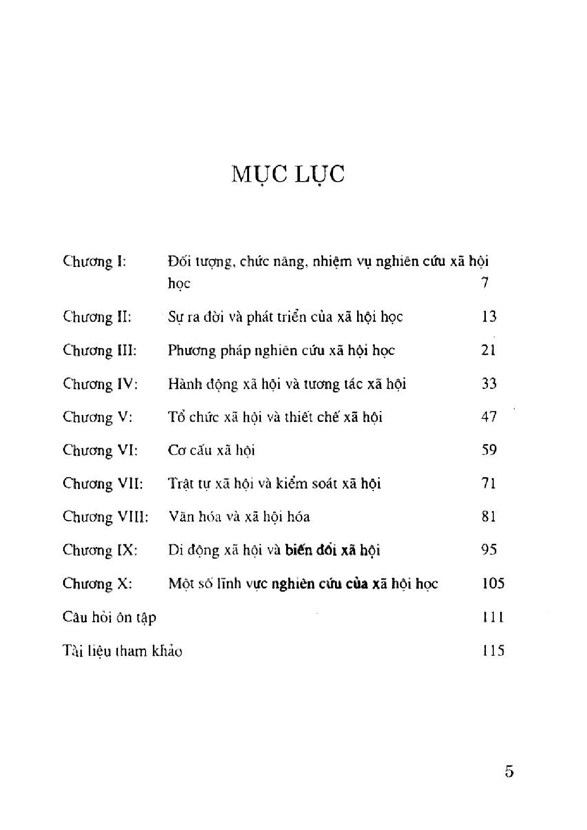 Giáo trình Xã hội học đại cương | Đại học Khoa Học Xã Hội & Nhân Văn (trang 4)