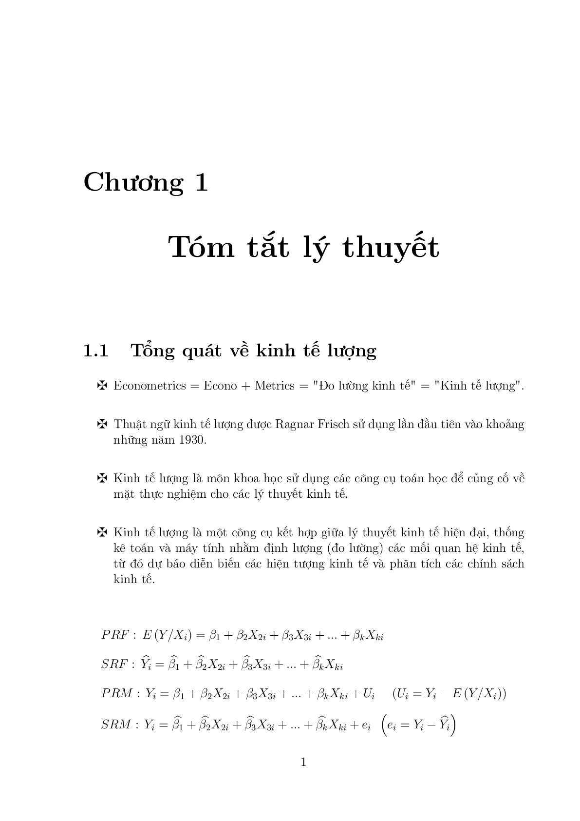 TOP 50 câu hỏi ôn tập học phần Kinh tế lượng ( có đáp án) | Đại học Kinh tế quốc dân (trang 4)