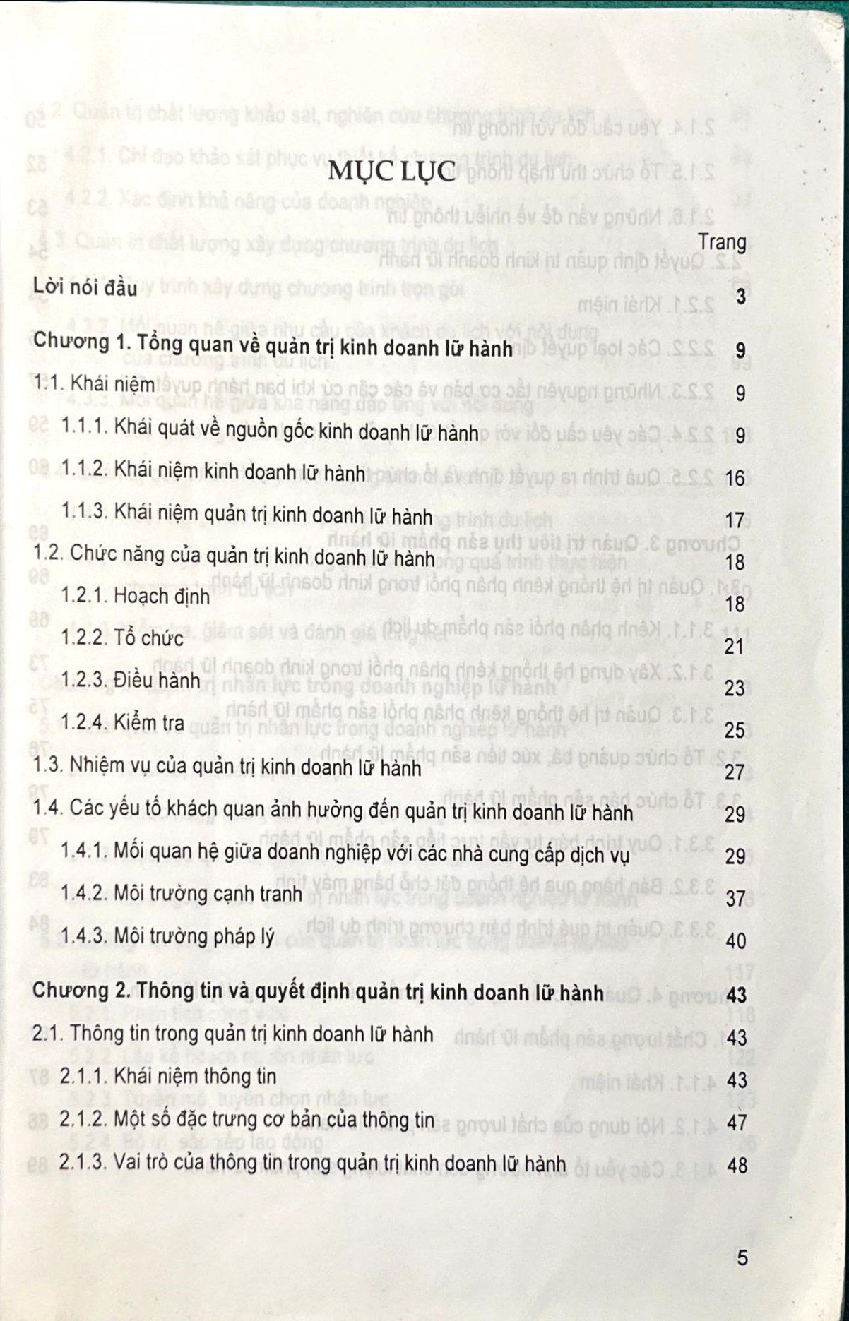 Giáo trình “Quản trị kinh doanh lữ hành” - ĐH Công nghiệp Hà Nội (trang 4)