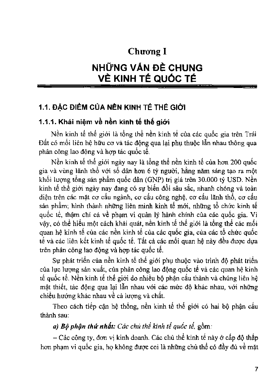 Giáo trình môn Kinh tế quốc tế  | Đại học Kinh Tế TP Hồ Chí Minh (trang 8)