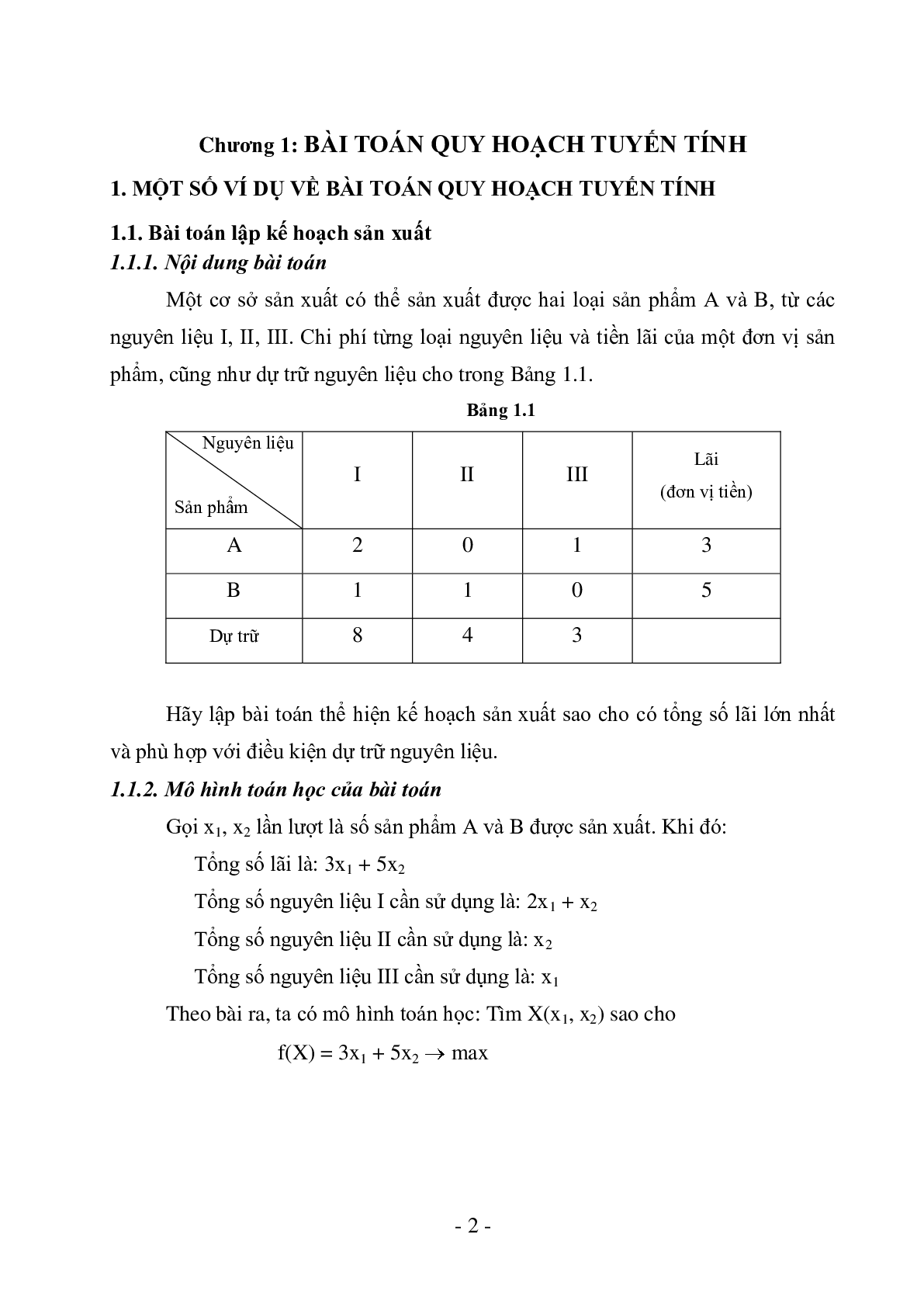 Giáo trình Toán Kinh Tế | Đại học Kinh Tế Tỉnh Nghệ An (trang 6)