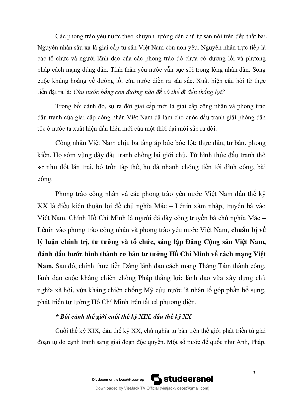 Tóm tắt lý thuyết Chương 2: Cơ sở, quá trình hình thành và phát triển Tư tưởng Hồ Chí Minh | Học phần Tư tưởng Hồ Chí Minh | VNUHCM - Đại học Quốc gia Thành phố Hồ Chí Minh (2025) (trang 4)