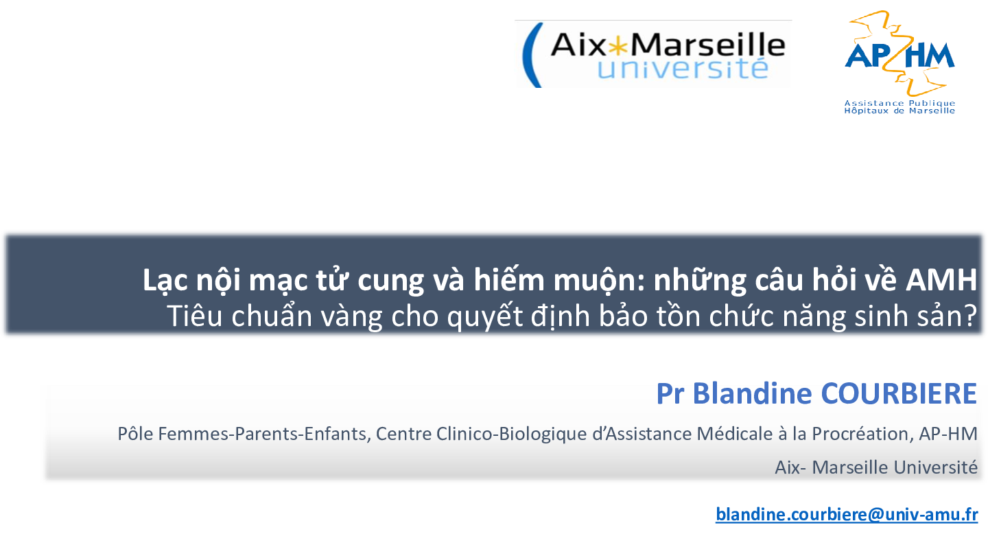 Slide bải giảng về xét nghiệm chỉ số sinh sản AMH (trang 2)