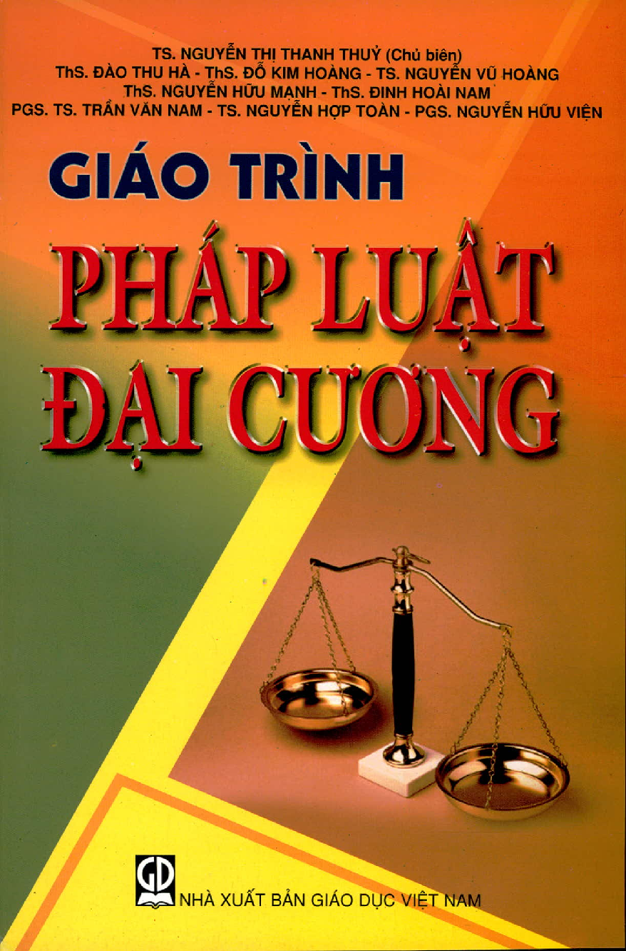 Giáo trình môn Pháp luật đại cương | Nhà xuất bản Giáo Dục Việt Nam (trang 1)