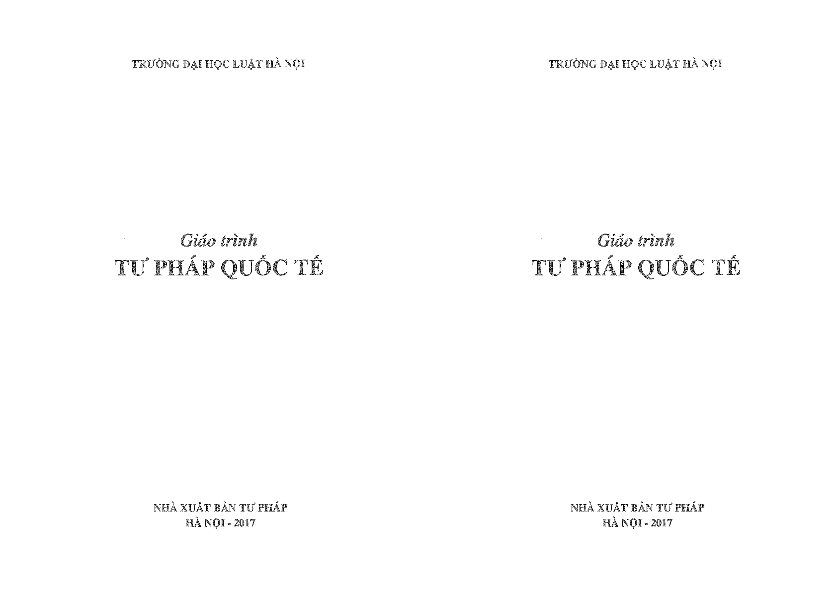 Giáo trình học phần:Tư pháp Quốc tế | Đại học Luật Hà Nội (trang 3)