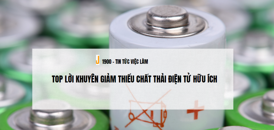 TOP lời khuyên giảm thiểu chất thải điện tử hữu ích