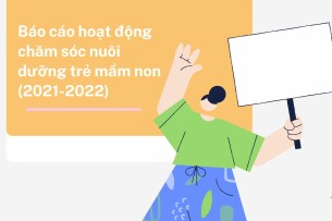 Báo cáo hoạt động chăm sóc nuôi dưỡng trẻ mầm non (2021-2022)