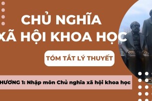 Nhập môn Chủ nghĩa xã hội khoa học | Tóm tắt lý thuyết Chủ nghĩa xã hội khoa học | DUE (2025)