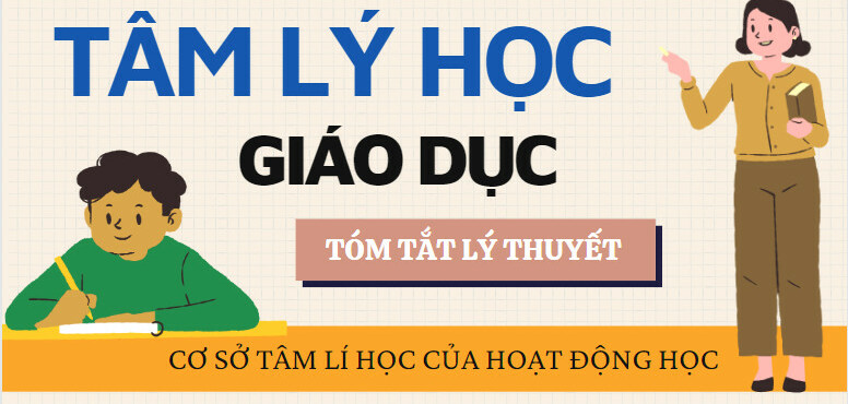 Cơ sở Tâm lí học của hoạt động học | Tóm tắt lý thuyết Tâm lý học giáo dục | HNUE