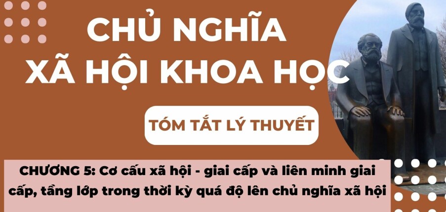 Cơ cấu xã hội - giai cấp và liên minh giai cấp, tầng lớp trong thời kỳ quá độ lên chủ nghĩa xã hội | Tóm tắt lý thuyết Chủ nghĩa xã hội khoa học | DUE