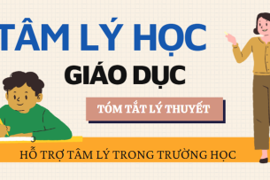 Hỗ trợ tâm lý trong trường học | Tóm tắt lý thuyết Tâm lý học giáo dục | HNUE (2025)