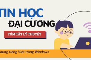 Sử dụng tiếng Việt trong Windows? | Tóm tắt lý thuyết Tin học đại cương | Đại học Kinh Tế, Đại học Đà Nẵng (2025)