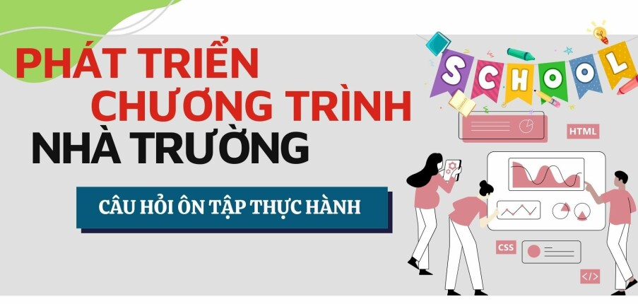 Thực hành xây dựng KH dạy học của tổ chuyên môn. | Câu hỏi ôn tập thực hành Phát triển chương trình nhà trường | HNUE