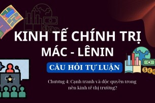 Cạnh tranh và độc quyền trong nền kinh tế thị trường? | Câu hỏi tự luận Kinh tế chính trị Mác - Lênin | Học viện ngân hàng (2025)