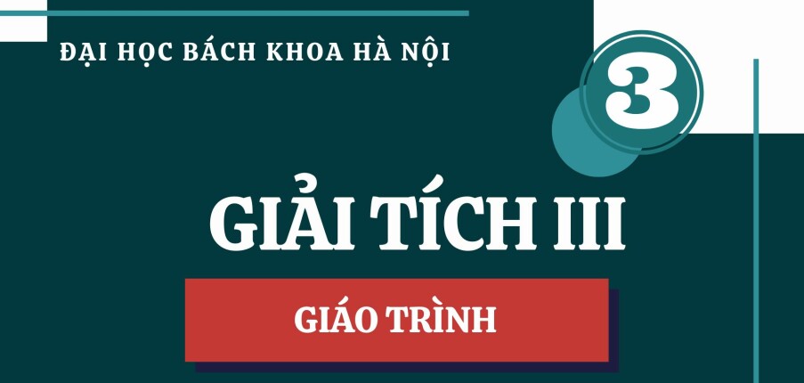 Giáo trình Giải tích 3 | Đại học Bách khoa Hà Nội