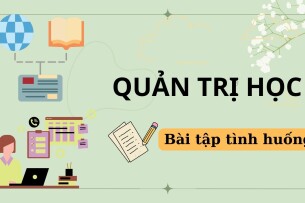 Bài tập tình huống học phần Quản trị học (có lời giải) | Đại học Thương Mại (2025)
