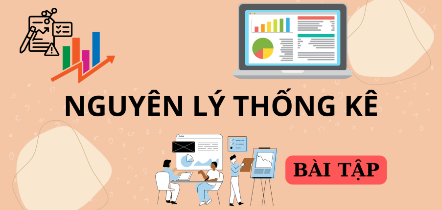 Bài tập Nguyên lý thống kê ( có lời giải) | PDF