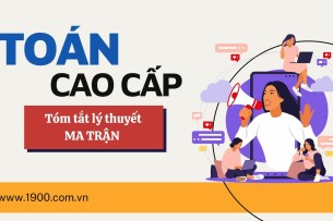 Tóm tắt lý thuyết, công thức MA TRẬN | Toán cao cấp 1| Trường Đại học Kinh tế - Luật (2025)