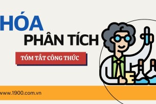 Tổng hợp công thức môn HÓA PHÂN TÍCH hay, đầy đủ nhất | PDF (2025)