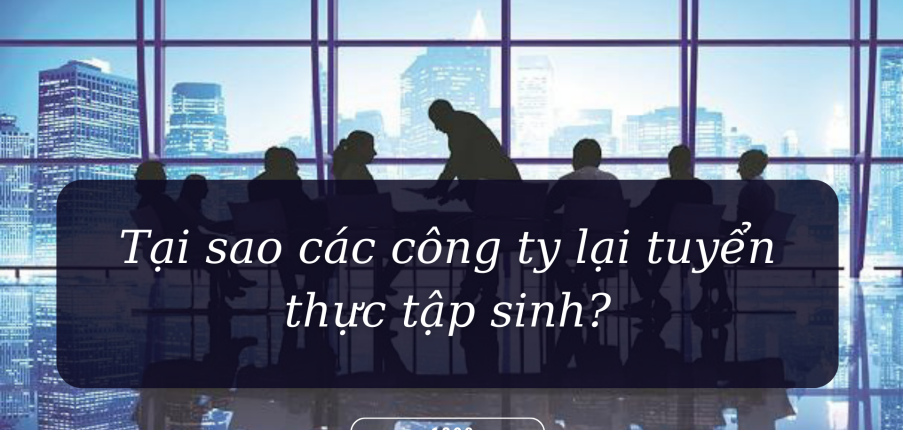 Tại sao các công ty lại tuyển thực tập sinh?