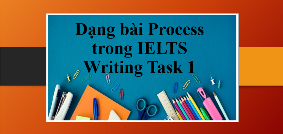 Dạng bài Process trong IELTS Writing Task 1 | Tổng hợp từ vựng ăn điểm