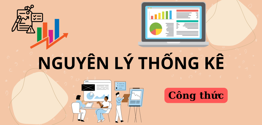 Tổng hợp Công thức môn Nguyên lý thống kê | PDF