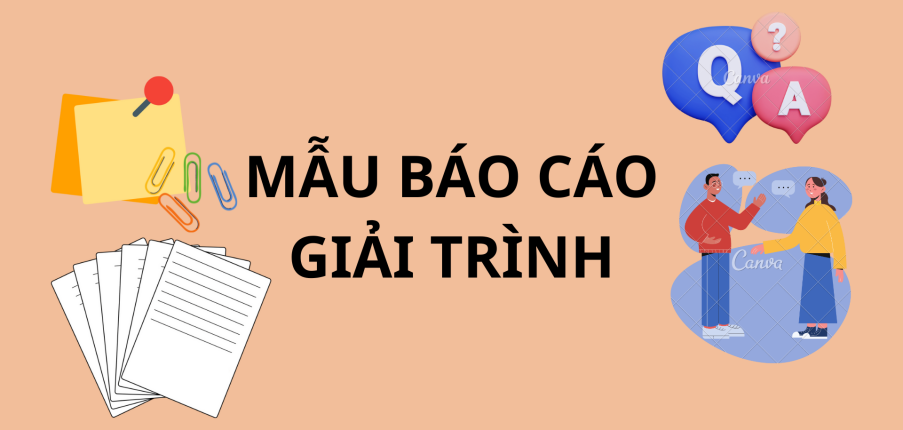 Mẫu báo cáo giải trình | PDF