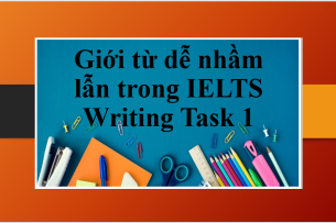 Phân biệt các giới từ dễ nhầm lẫn trong IELTS Writing Task 1 | Những nhầm lẫn khi sử dụng giới từ trong IELTS Writing Task 1 (2025)