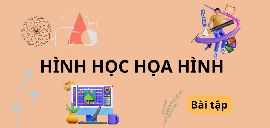 Ngân hàng bài tập Hình học họa hình (có lời giải) | Đại học Dân lập Hải Phòng (2025)